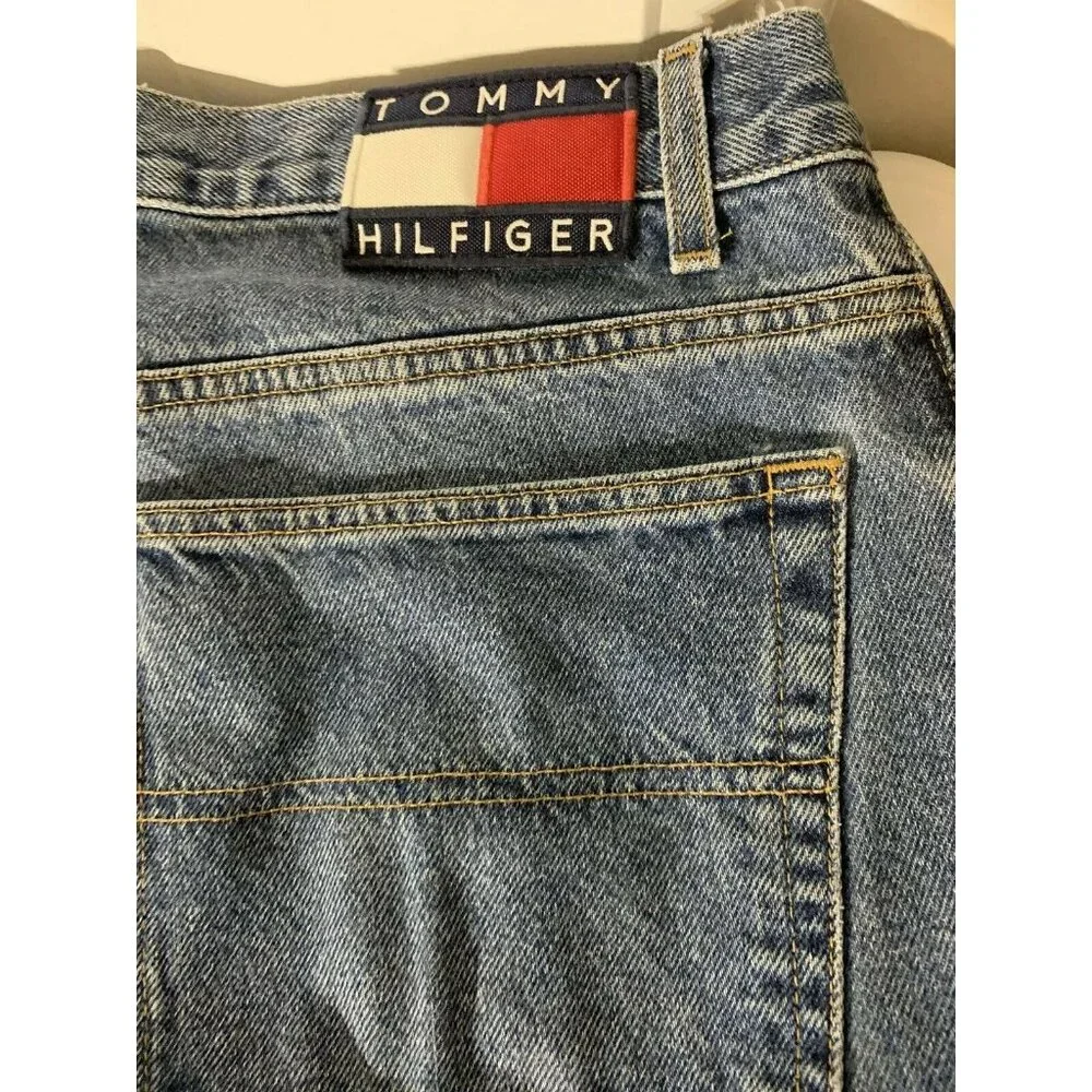Vtg Tommy Hilfiger Jean Denim shorts Men’s Sz 36 Mens Blue